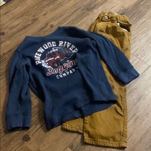 Boys 4t outfit - wranglers and children’s place